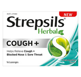 Strepsils Herbal Cough Lozenges Fresh Menthol 16 Packs